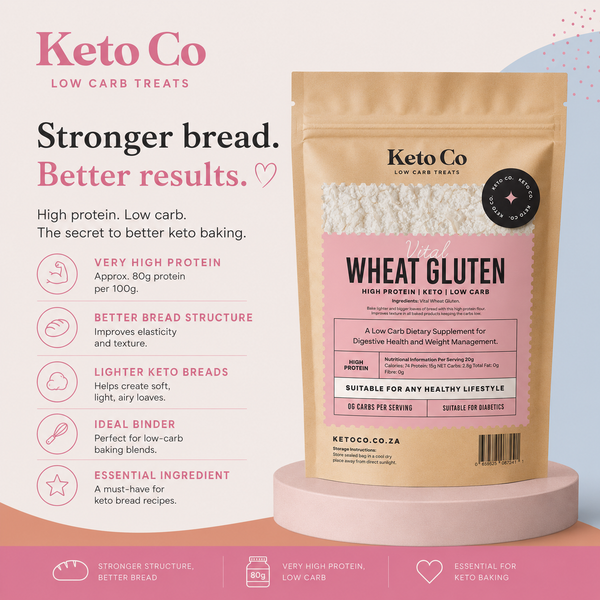 Vital Wheat Gluten | Keto Bread Baking Protein | Keto Co