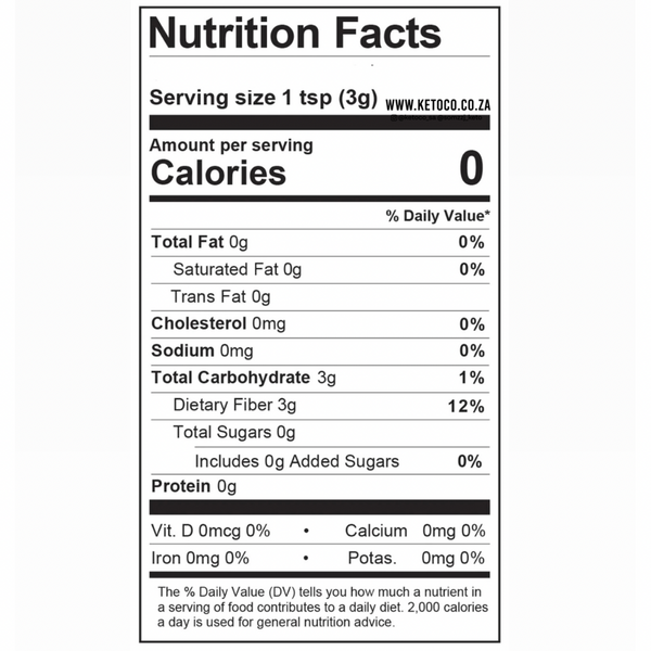 Keto Co. Pantry Oat Fibre