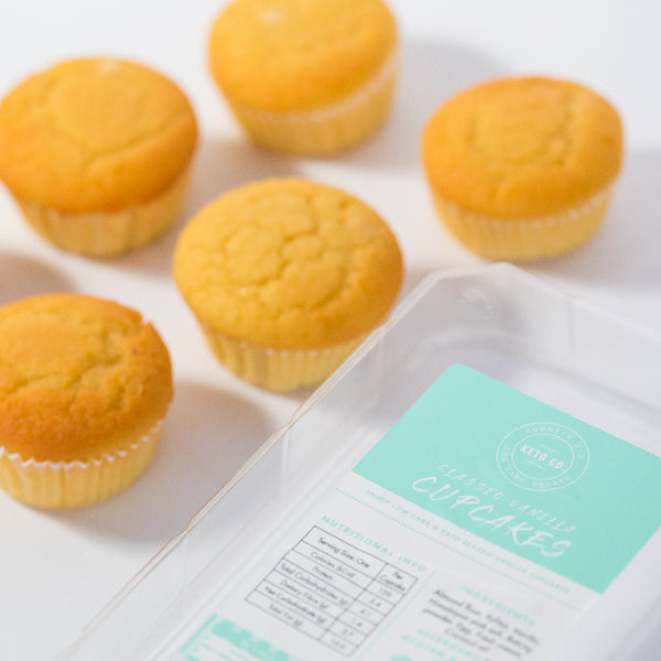 Keto Co. Classic Vanilla Cupcakes